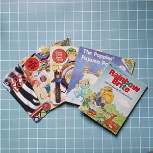 Lot of 5 Vintage Children's Books 1980s 1960s